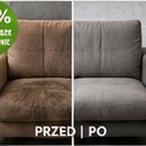 Kanapa przed i po praniu