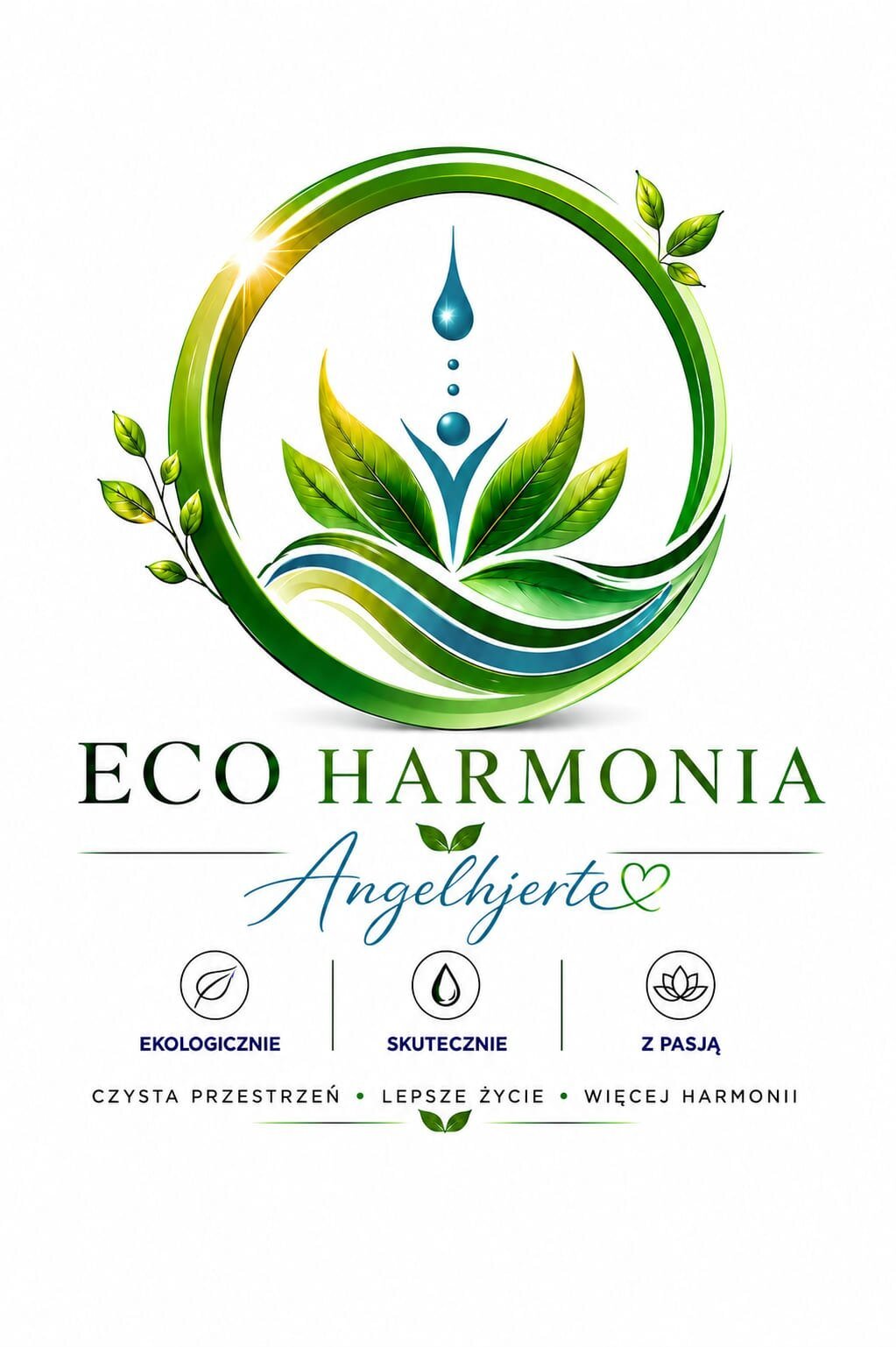 Logo Eco Harmonia Angelhjerte